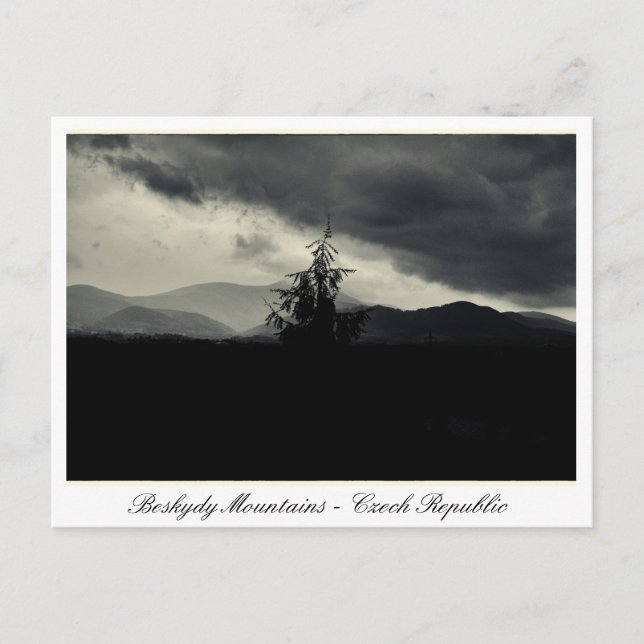Gebirge Beskydy, Lysa Hora, Morava Tschechische Re Postkarte (Vorderseite)