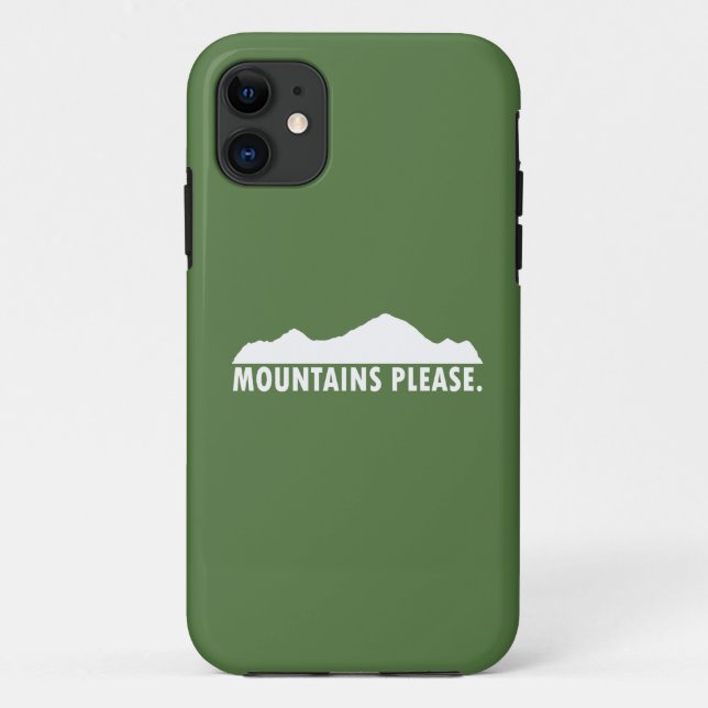 Gebirge Bitte Case-Mate iPhone Hülle (Rückseite)