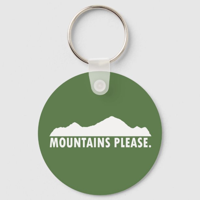 Gebirge Bitte Schlüsselanhänger (Vorderseite)