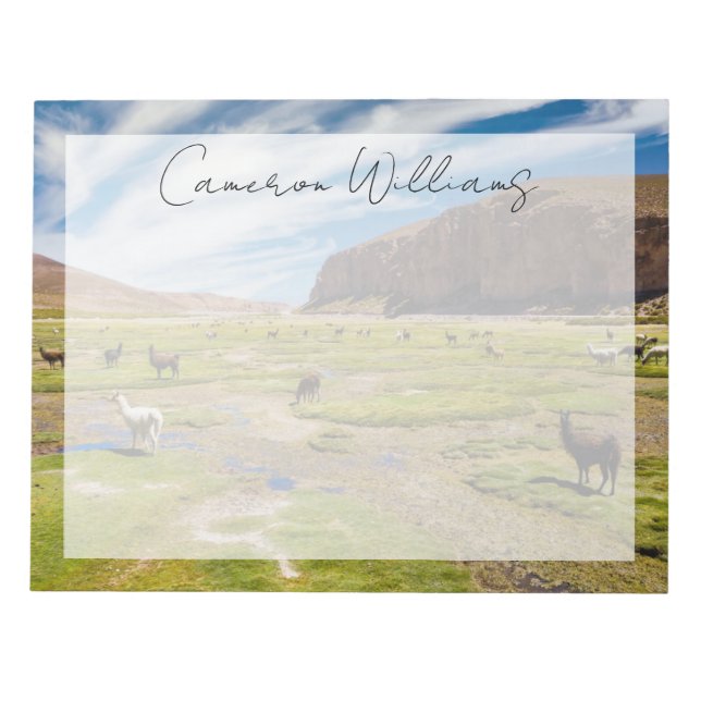 Gebirge | Bolivian Andes Notizblock (Vorderseite)