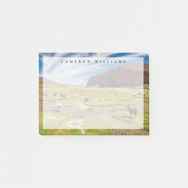 Gebirge | Bolivian Andes Post-it Klebezettel (Vorderseite)