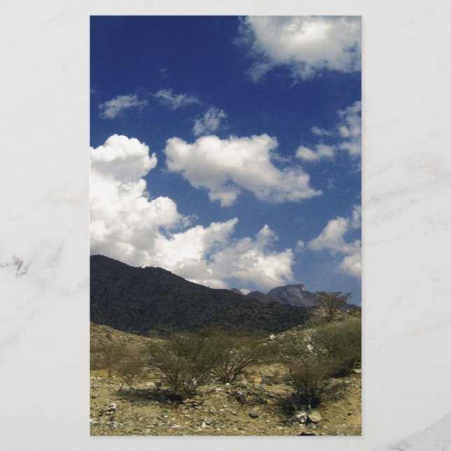 Gebirge Briefpapier (Vorderseite)