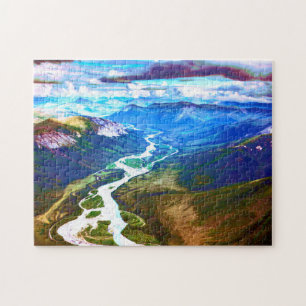Gebirge Brooks, Arktische Alaska Puzzle