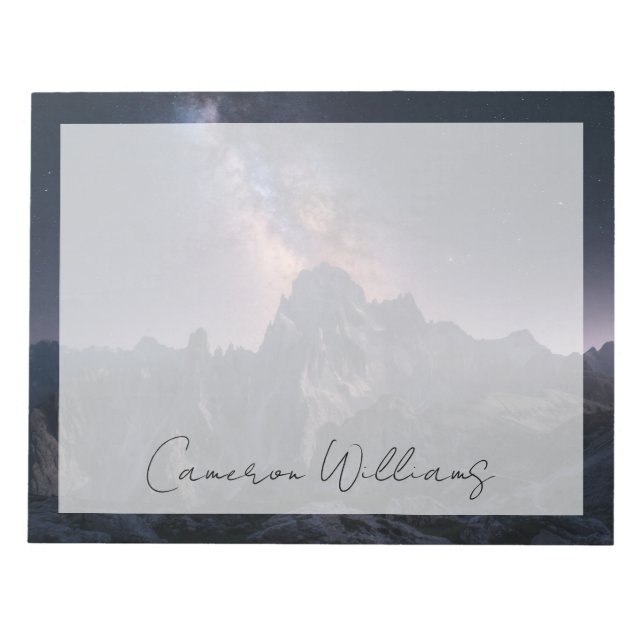 Gebirge | Dolomiten, Italien Notizblock (Vorderseite)