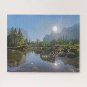 Gebirge   El Capitan Yosemite Park, Kalifornien Puzzle