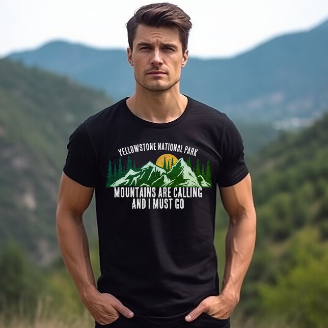 Gebirge fordern, dass ich Camping wandern muss T-Shirt (Von Creator hochgeladen)