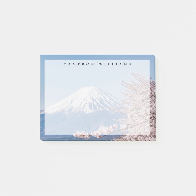 Gebirge | Fuji Tokyo, Japan Post-it Klebezettel (Vorderseite)