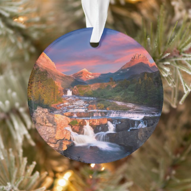Gebirge | Glacier National Park, Montana Ornament (Baum)