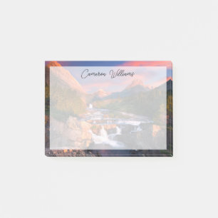 Gebirge Glacier National Park, Montana Post-it Klebezettel