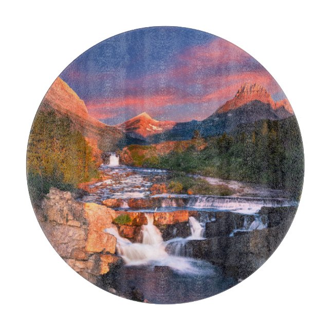 Gebirge | Glacier National Park, Montana Schneidebrett (Vorderseite)