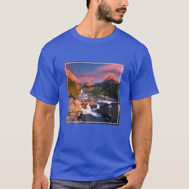 Gebirge | Glacier National Park, Montana T-Shirt (Vorderseite)