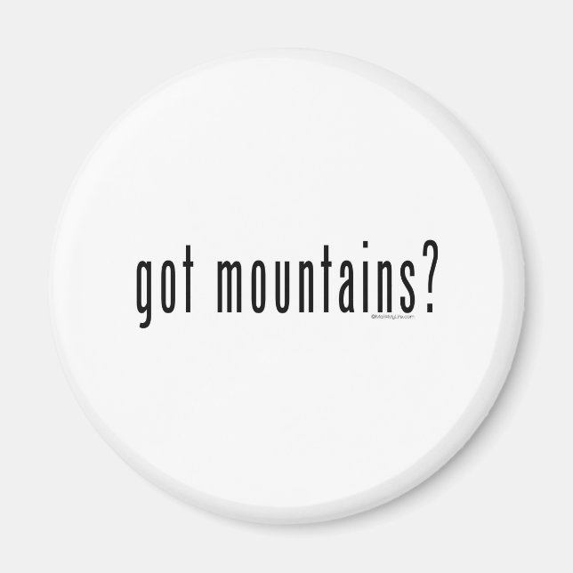 Gebirge got? magnet (Vorne)