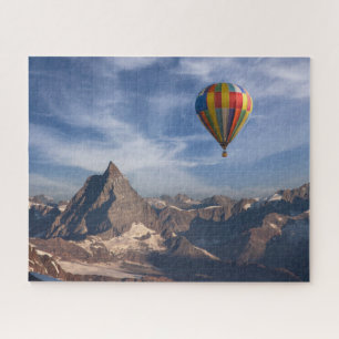 Gebirge   Heißluftballon Matterhorn Schweizer Alpe Puzzle