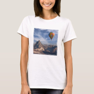 Gebirge   Heißluftballon Matterhorn Schweizer Alpe T-Shirt