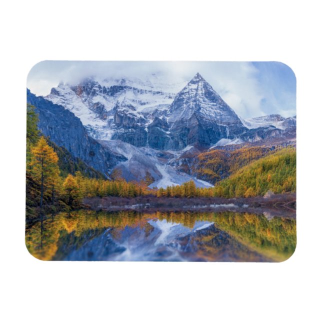 Gebirge | Himalaya-Berge, China Magnet (Horizontal)