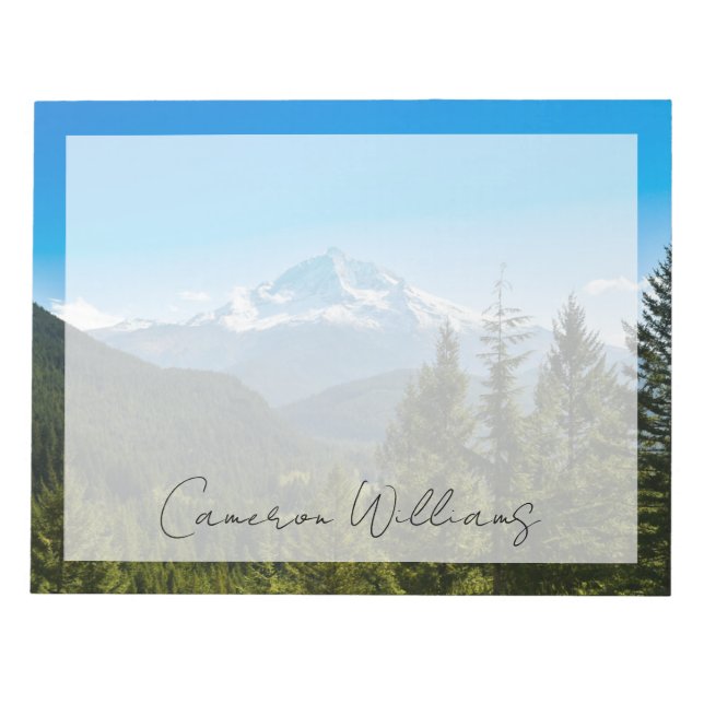 Gebirge | Hood Oregon Notizblock (Vorderseite)