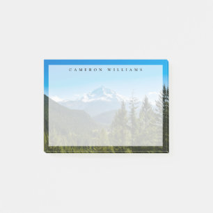 Gebirge   Hood Oregon Post-it Klebezettel