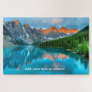 Gebirge im Lake Louise, Alberta Kanada Puzzle