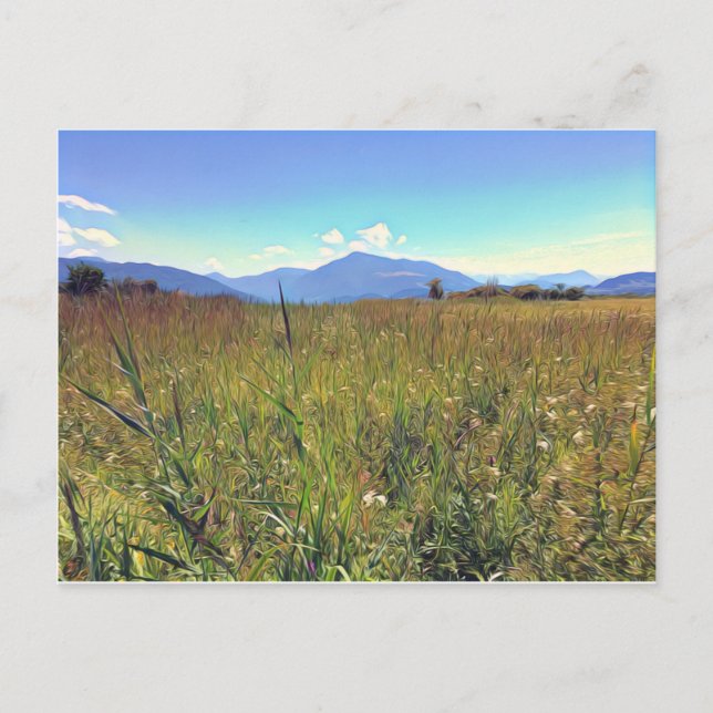 Gebirge in der Schweiz, Pilatus Postkarte (Vorderseite)