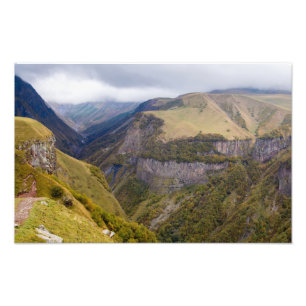Gebirge in Georgia Sakartvelo Fotodruck
