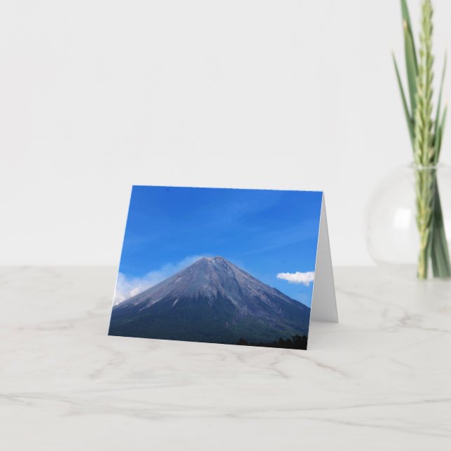 Gebirge ist Rufkarte Karte (Vorderseite)