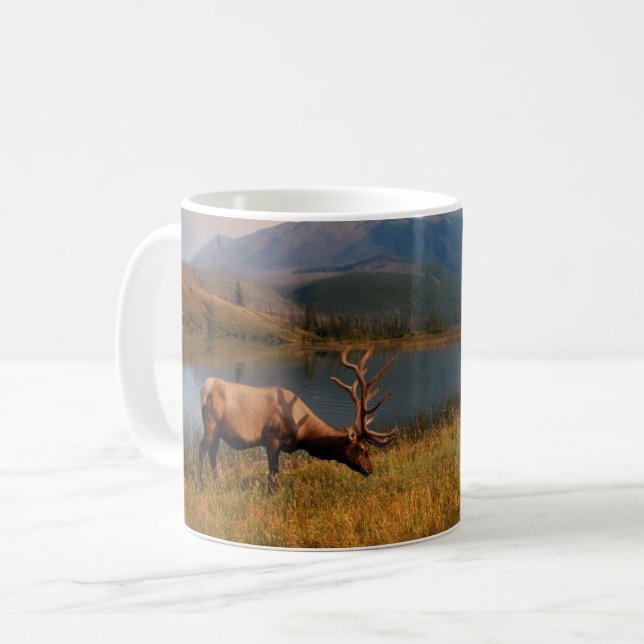 Gebirge | Jacques Mountain Range Alberta Kanada Kaffeetasse (Vorderseite Links)