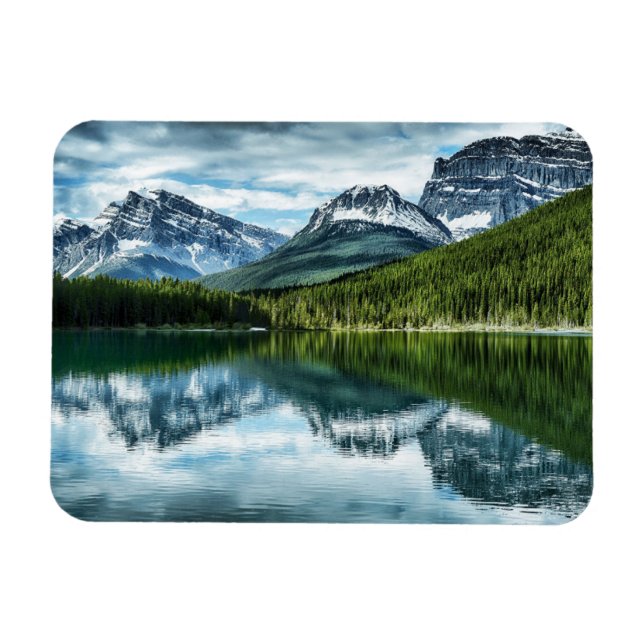 Gebirge | Kanadische Rockies, Alberta Kanada Magnet (Horizontal)