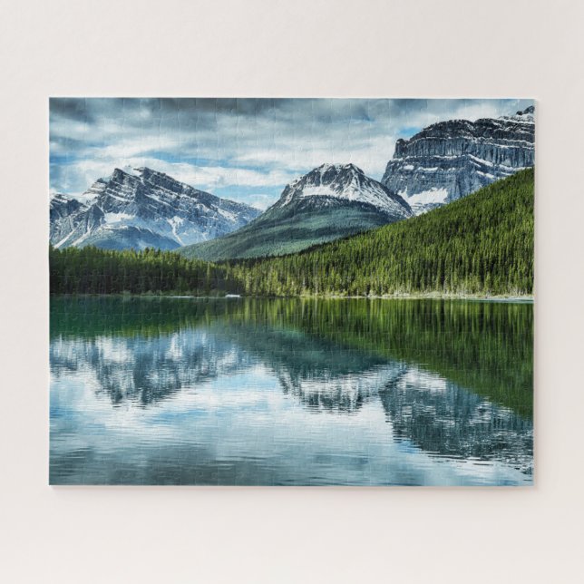 Gebirge | Kanadische Rockies, Alberta Kanada Puzzle (Horizontal)