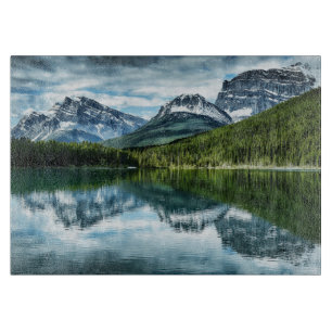 Gebirge   Kanadische Rockies, Alberta Kanada Schneidebrett