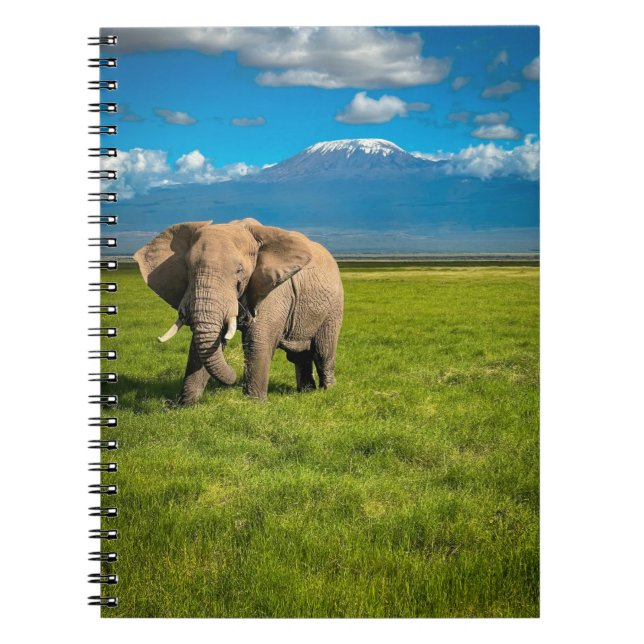 Gebirge | Kilimanjaro Tansania, Afrika Notizblock (Vorderseite)