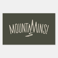 Gebirge Minimalistisch Word ausdrucksvoll