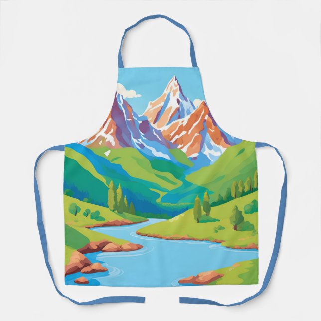 Gebirge mit Stream Schürze (Vorderseite)