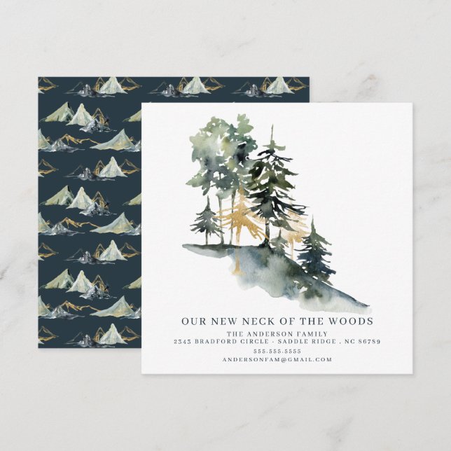 Gebirge | Moderne Ankündigung (Vorne/Hinten)