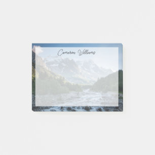 Gebirge   Mont Blanc Massif, Italien Post-it Klebezettel