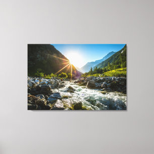 Gebirge   Nationalpark Hohe Tauern, Österreich Leinwanddruck