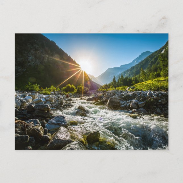 Gebirge | Nationalpark Hohe Tauern, Österreich Postkarte (Vorderseite)