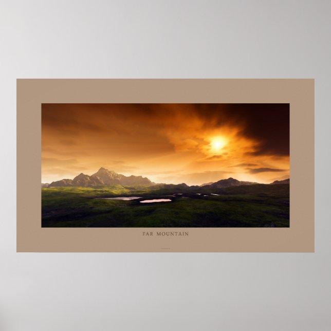 Gebirge Poster (Vorne)