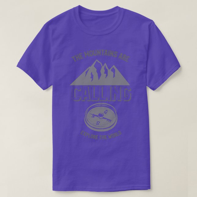 Gebirge rufen 2 an T-Shirt (Design vorne)