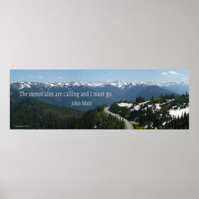 Gebirge rufen poster (Vorne)