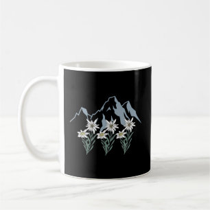 Gebirge Schweiz Alpen Edelweiss Basket Alp Kaffeetasse