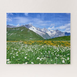 Gebirge Schweizer Alpenfrühling Puzzle