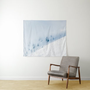 Gebirge: Sonne und Wolken, gefroren Wandteppich