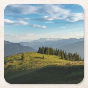 Gebirge   Spitzingsee, Schweizer Alpen Rechteckiger Pappuntersetzer
