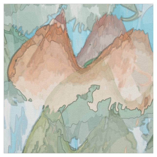 Gebirge Stoff (Muster)