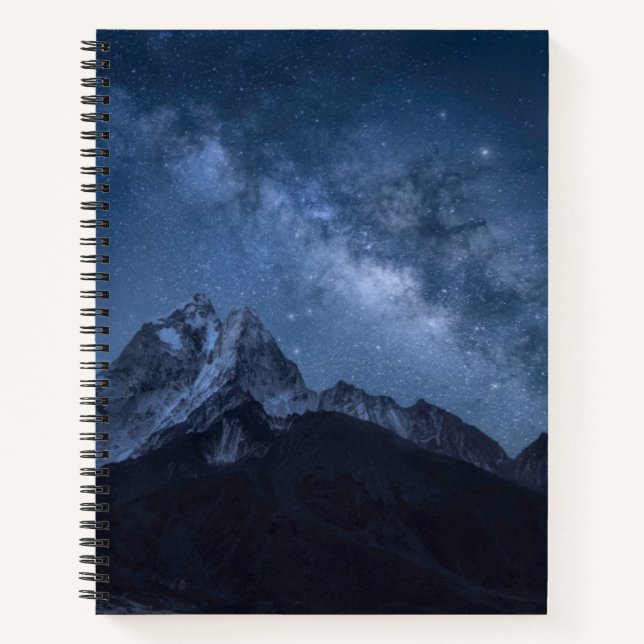Gebirge | Thamserku-Berg, Nepal Notizbuch (Vorderseite)