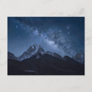 Gebirge   Thamserku-Berg, Nepal Postkarte