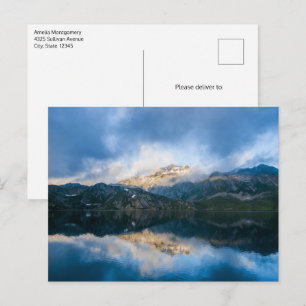 Gebirge und Landschaftliches Foto Postkarte