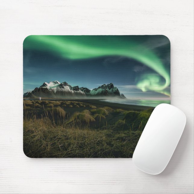 Gebirge | Vestrahorn Mountain, Island Mousepad (Mit Mouse)