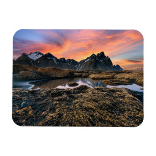 Gebirge   Vesturhorn Mountain Island Magnet
