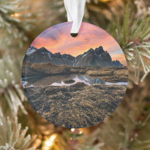 Gebirge Vesturhorn Mountain Island Ornament